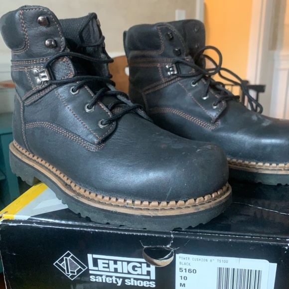 LeHigh 6” Steel Toe Workboots Size 10 M - Picture 3 of 3